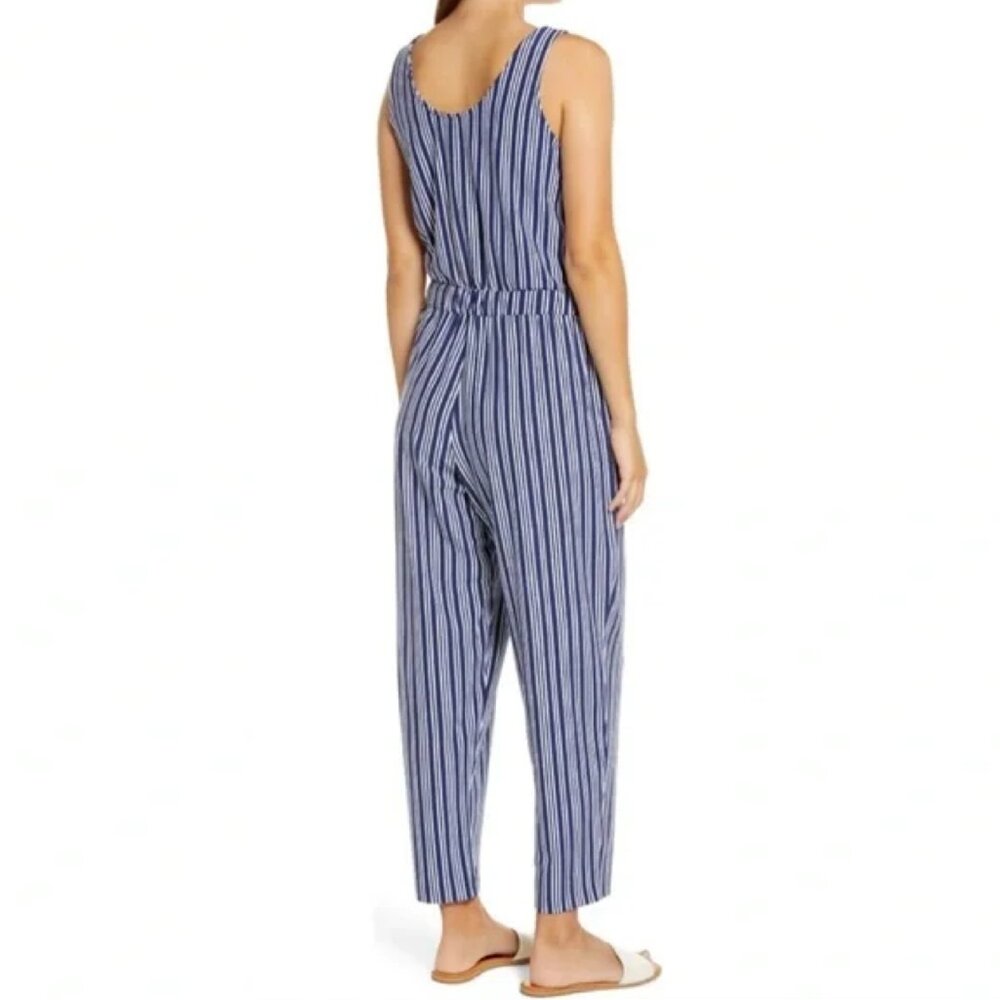 Vineyard Vines Blue and White Striped Jumpsuit - Picture 12 of 12